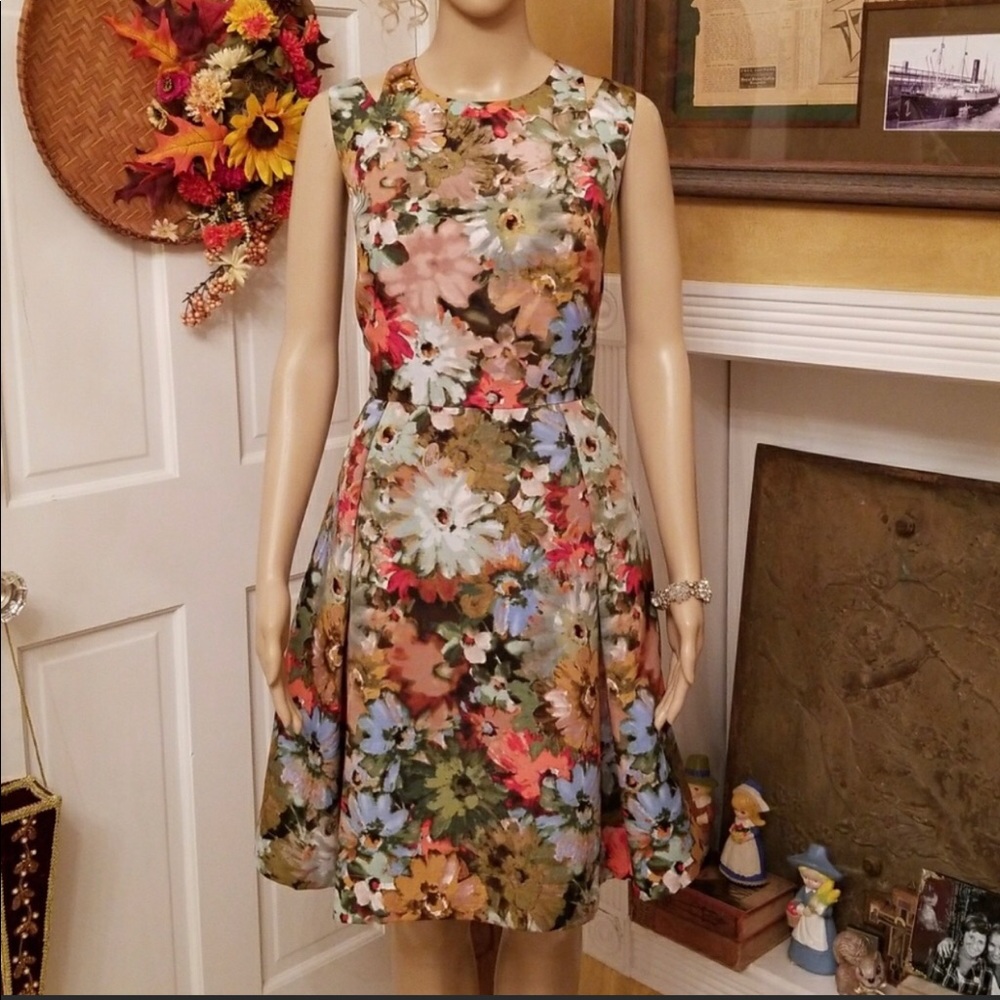 Gorgeous Neiman Marcus Floral Dress